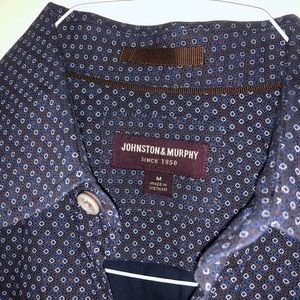 Johnston & Murphy button down designer shirt